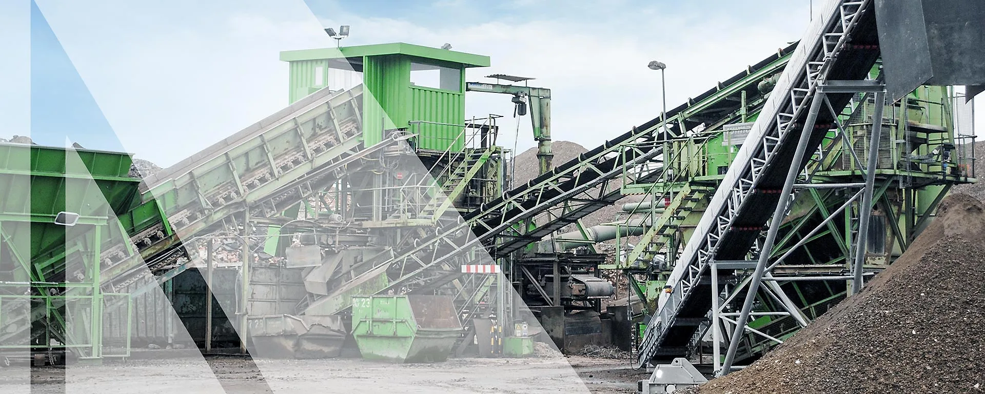 Herstellung und Lieferung güteüberwachter Recyclingbaustoffe