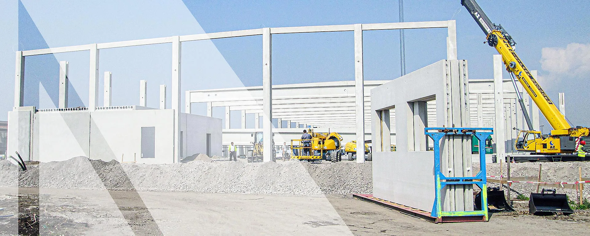 Unterbauausführung eines Kölner Logistikzentrums mit Recyclingbaustoff