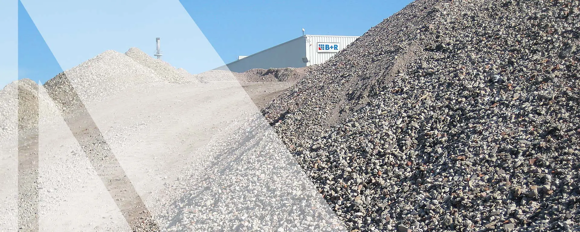 Recyclingbaustoffe auf Basis von aufbereitetem Bauschutt, Boden und Straßenaufbruch